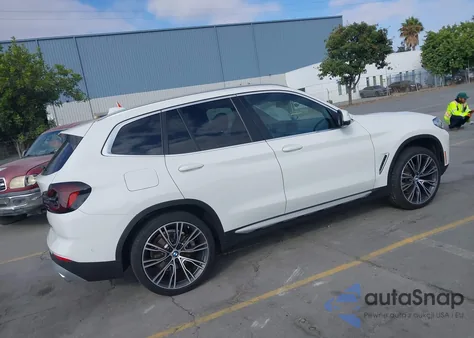 2024 BMW X3 xDrive30I из США, поврежденный, VIN 5UX53DP04R9V33924